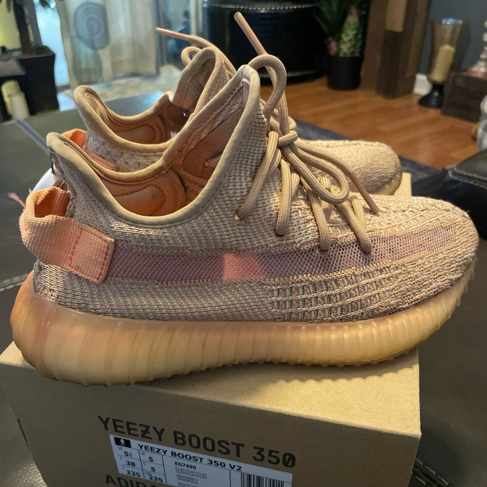 adidas Yeezy Boost 350 V2 Clay  EG7490 100% Authentic Sneaker With Box
